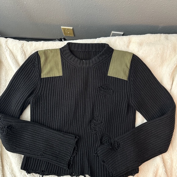 MM6 Maison Margiela distressed jumper - Picture 2 of 8